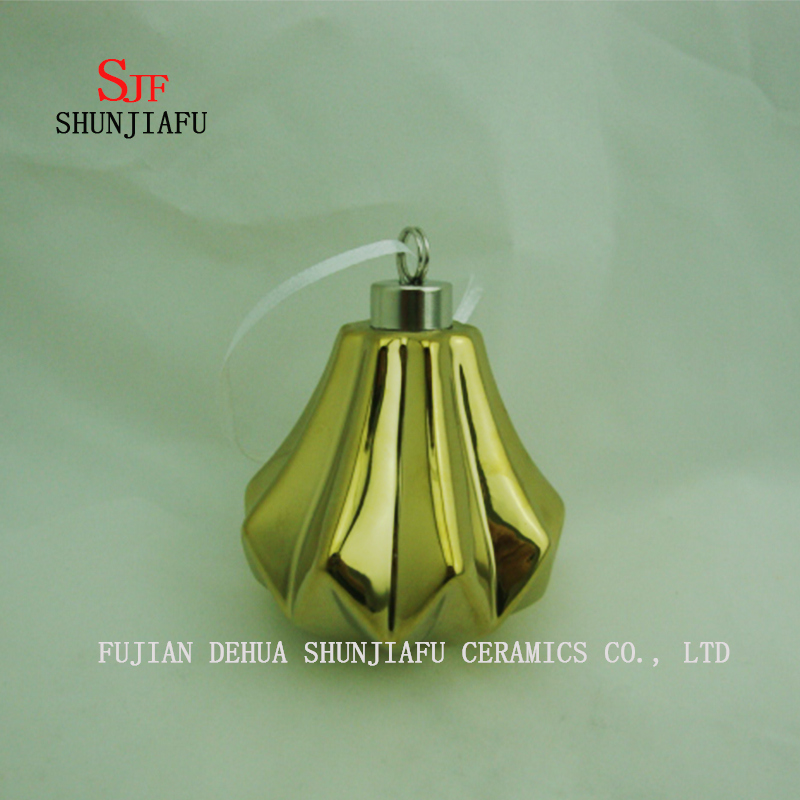 Electroplating Ceramic Origami Shape Hang on The Home/Office Decoration/A