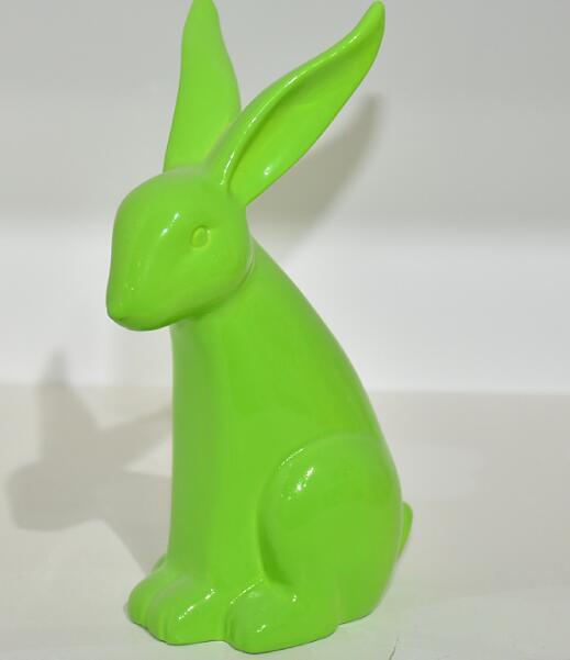 Ceramic Bunny Rabbit Home Furnishing Articles