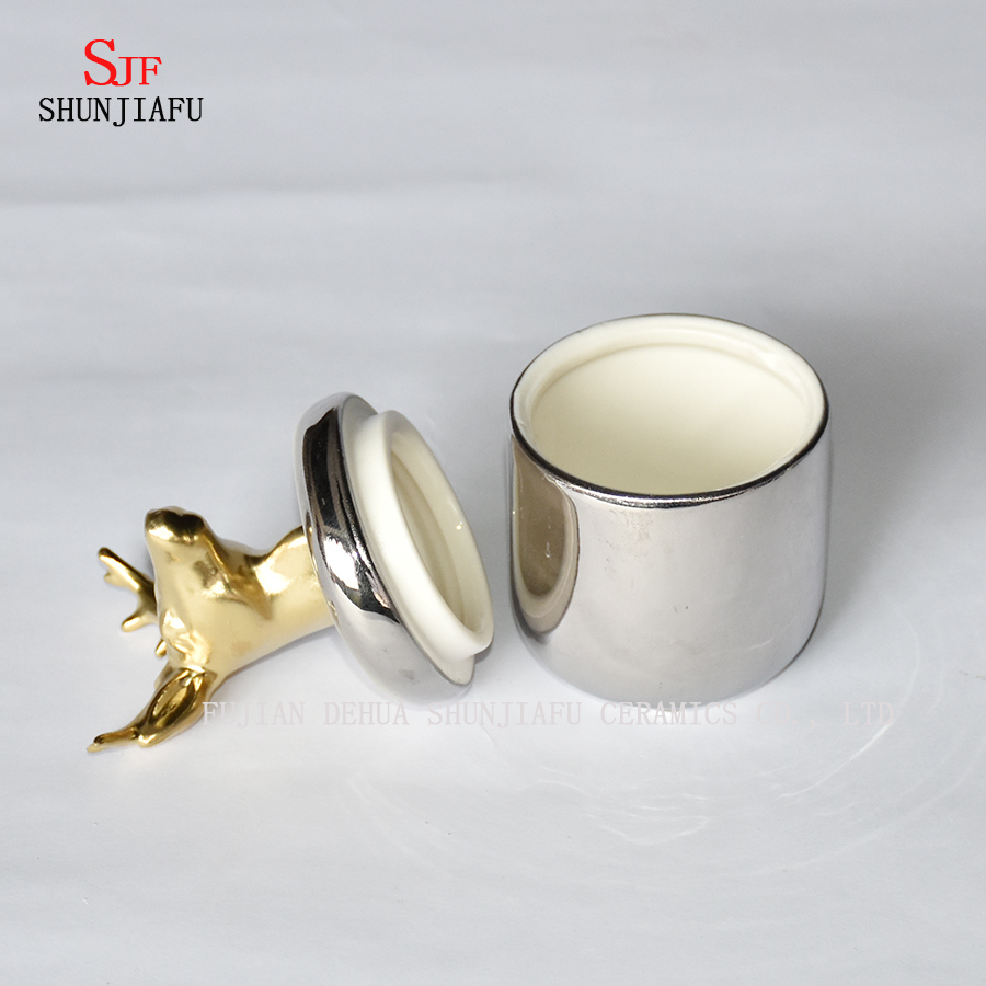 Antelope Shape Ceramic Box, Jewellery Box