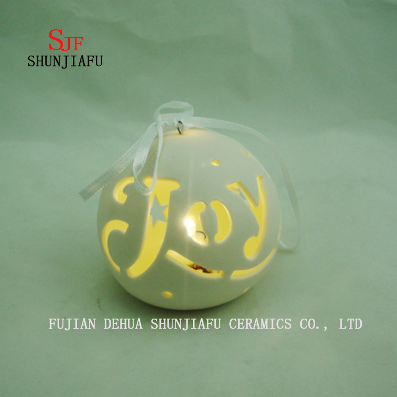 Shape of The Letter Ceramic Candlestick Ornaments/ Creative Home & Christmas Decorations/a