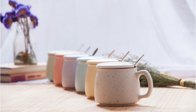 Ceramic Breakfast Cup Ceramic Cup for Milk, Coffee Porcelain Cup
