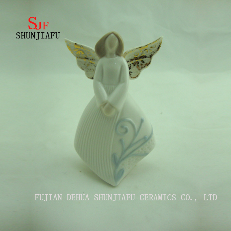 4 PCS / a Variety of Design Ceramic Angel Furnishing Articles/D