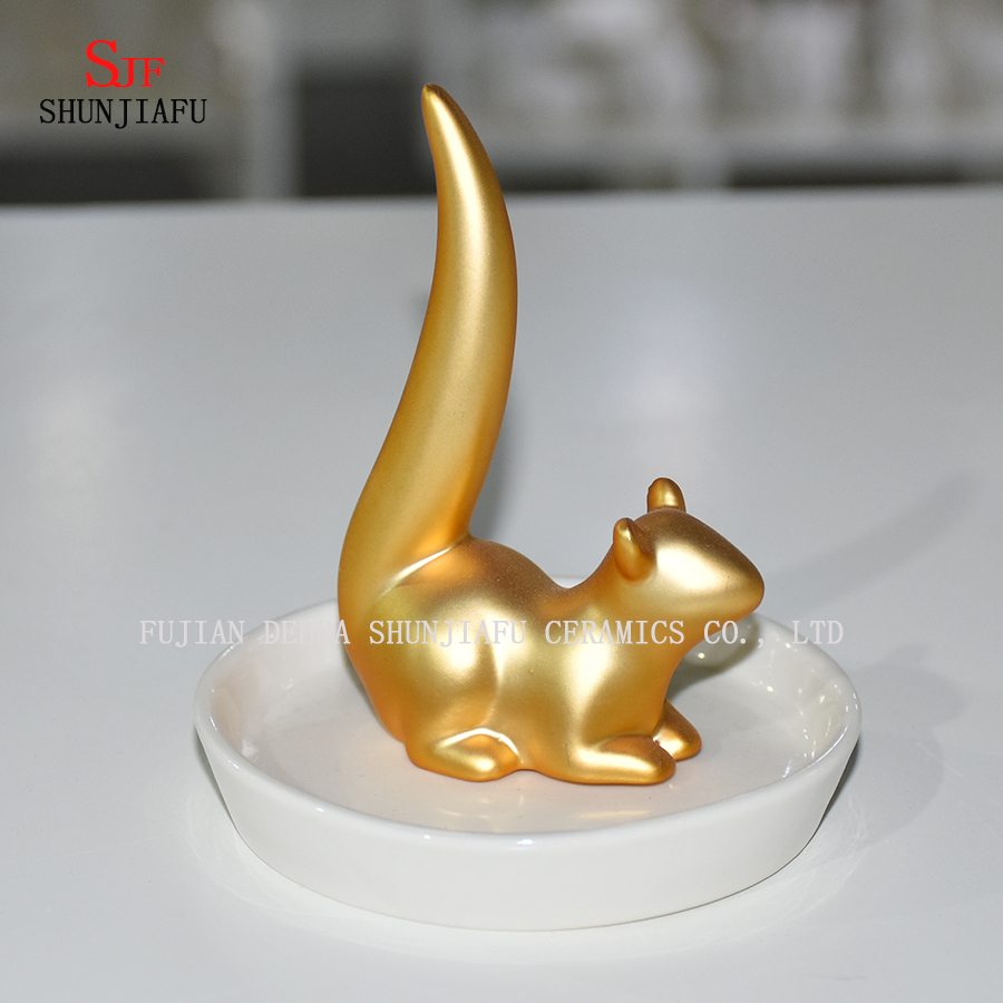 Jewelry Necklace Ring Earring Cat Stand Display Organizer Holder