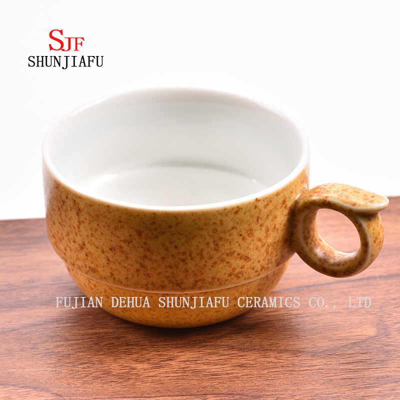 Handle Ceramic Mini Coffee Cups Customized