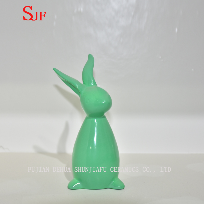 Ceramic Bunny Rabbit Home Furnishing Articles