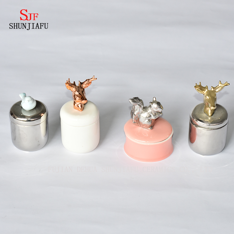 Multi-Style/Color, Ceramic Box, Jewellery Box