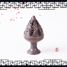 Ceramics Lotus Lantern Incense Burner Ceramic Handmade Sandalwood Censer Home Decoration