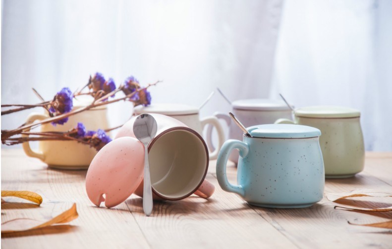 Ceramic Breakfast Cup Ceramic Cup for Milk, Coffee Porcelain Cup