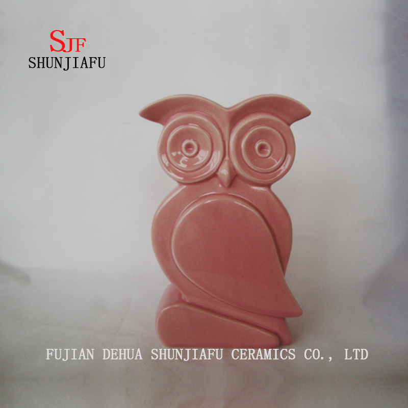 Owl Ceramic Furnishing Articles on The Desk Decoration