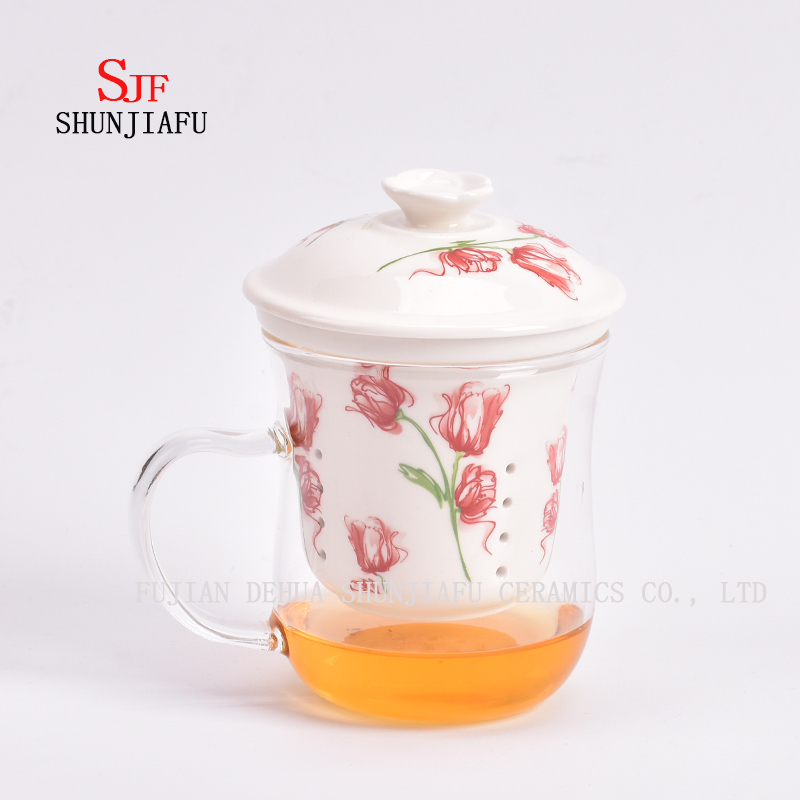 More Style and Colors Office Household Flower Tea Teacup