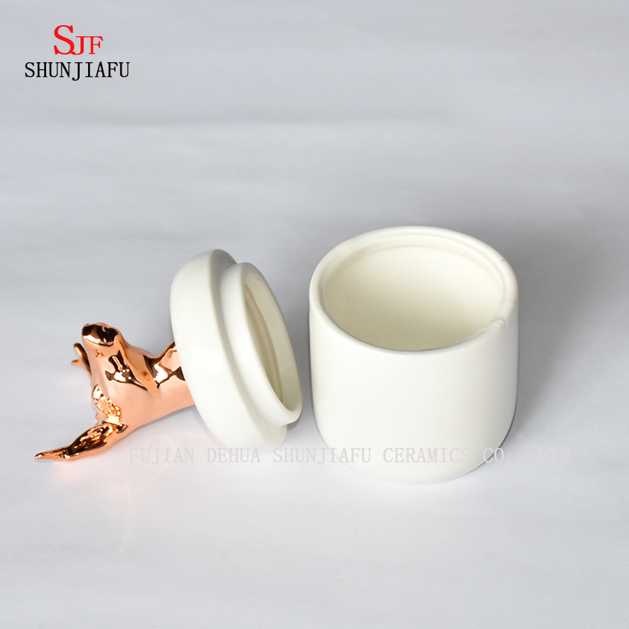 Antelope Shape Ceramic Box, Jewellery Box