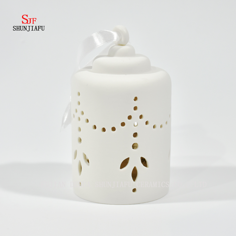 Ceramic Tealight Holder Candleholder Candle Holder for Tea Lights Carved by Machine/C
