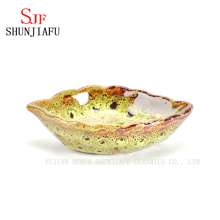 Square Food Tasting Set Ceramic Dishes with Tray