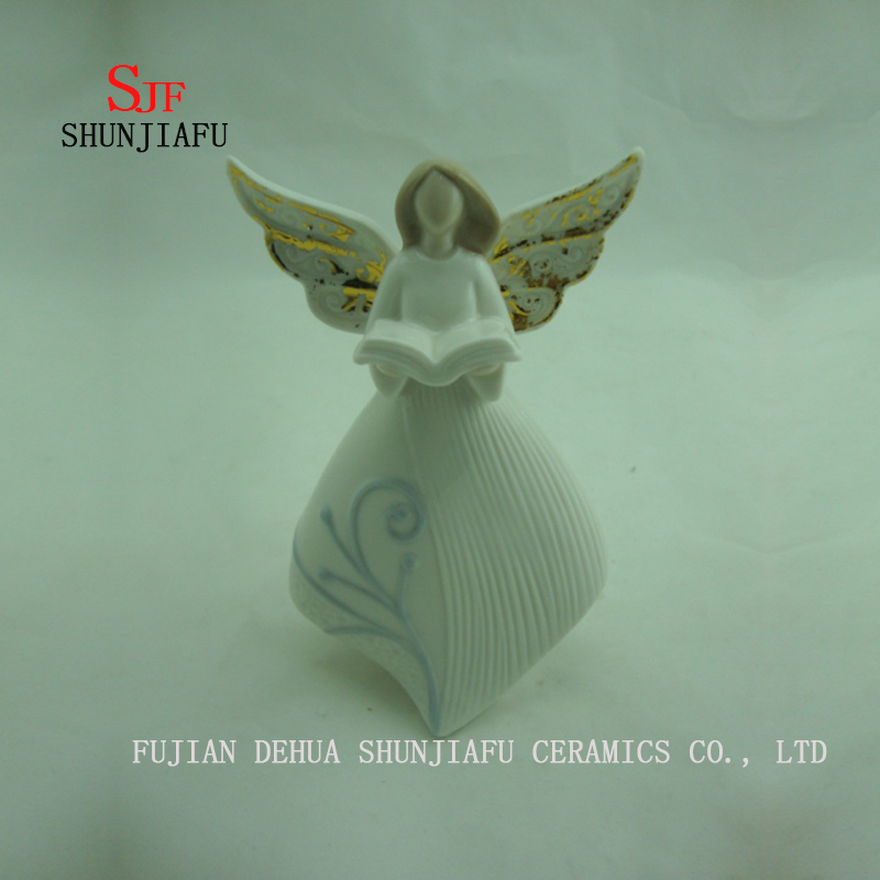 4 PCS / a Variety of Design Ceramic Angel Furnishing Articles/C