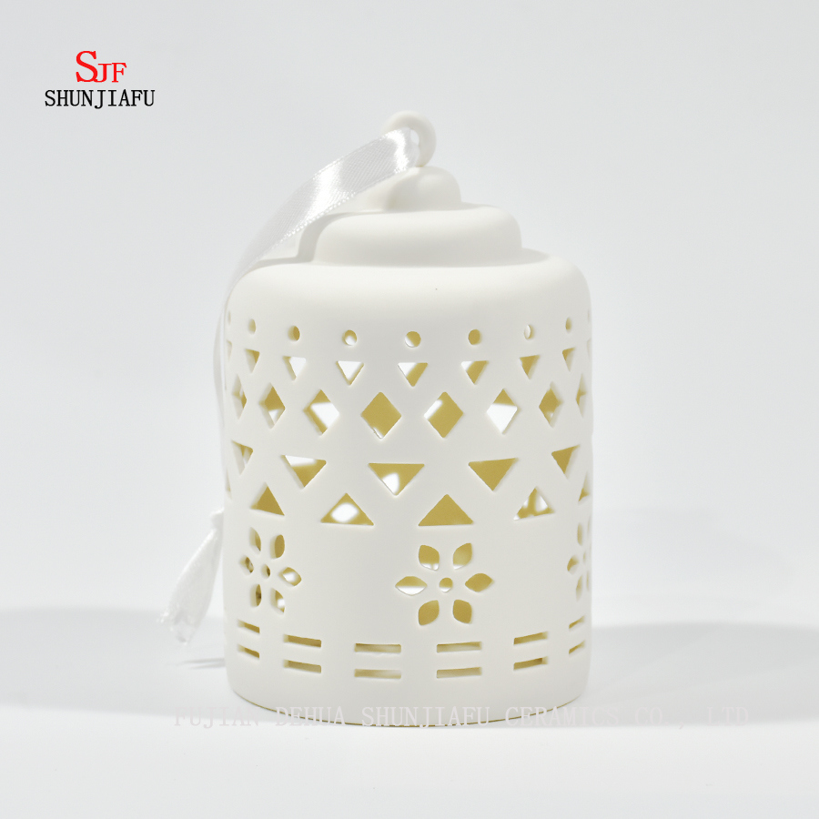 Ceramic Tealight Holder Candleholder Candle Holder for Tea Lights Carved by Machine/C