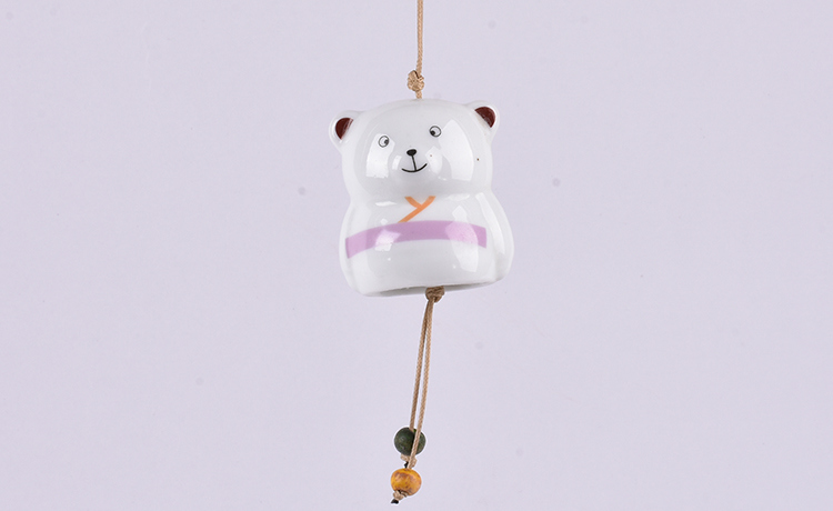 Lovely Japanese Sunny Dolls Garden Chimes Ceramic Wind Bells (Style may Vary)