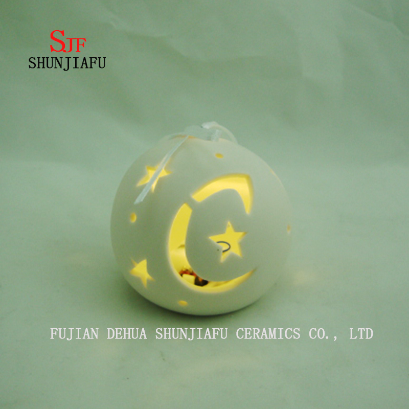 Shape of The Letter Ceramic Candlestick Ornaments/ Creative Home & Christmas Decorations/G