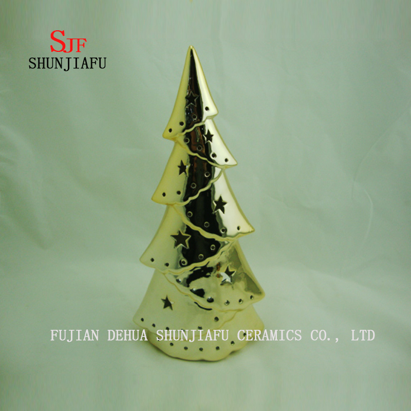 Christmas Electroplated Ceramic Tree