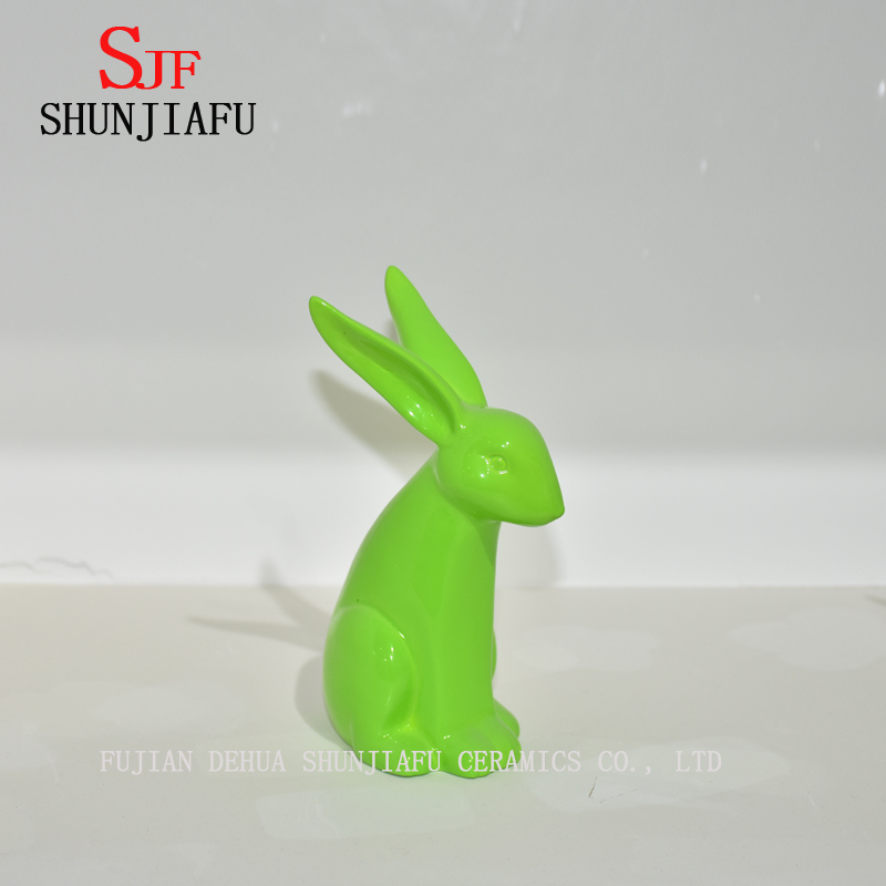 Ceramic Bunny Rabbit Home Furnishing Articles