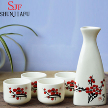 White Mug Triangle Shape Ceramic Sake Cup