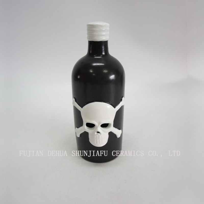 Ceramic Skull Feature Home Furnishing