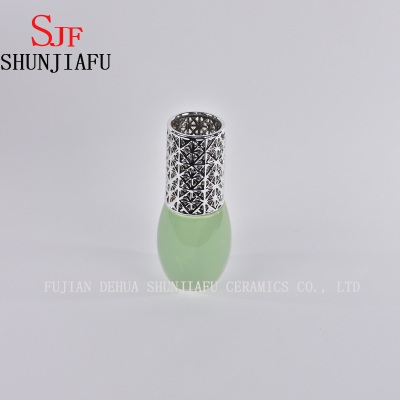 My Gift White Decorative Ceramic Flower Vase