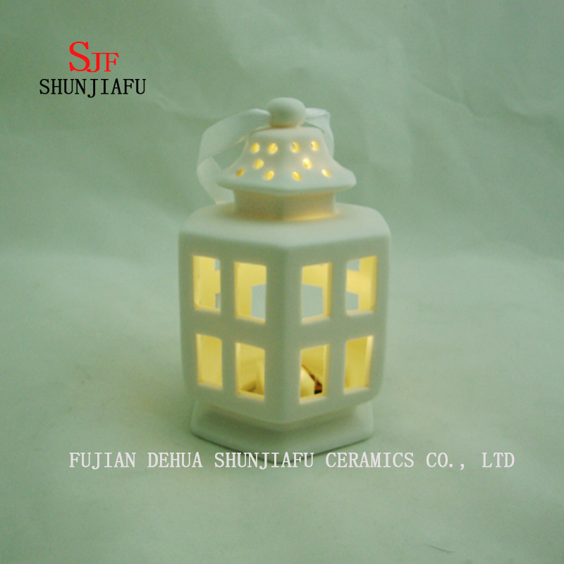 Merry Christmas Candlestick Home Decoration, Ceramic Candle Holder