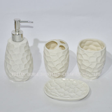 4 PCS Ceramic, Bathroom Accessories Set