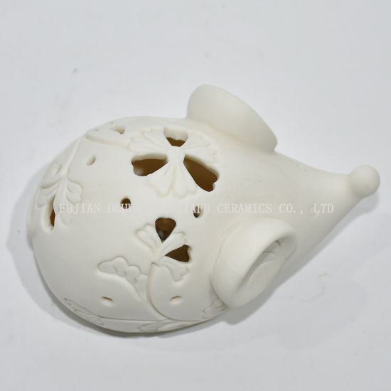 Mouse Shape Ceramic Design Tea Light Storm Lantern - Candle Holder/Christmas Gift
