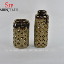 Gift Craft Contemporary Styled Ceramic Lantern