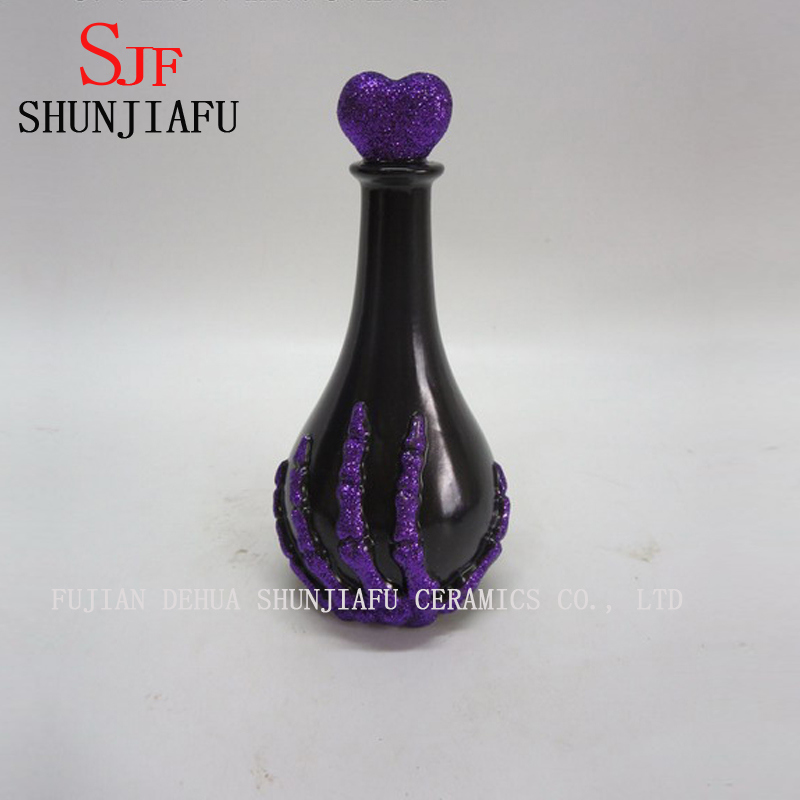 Ceramic Devil's Clutches Style Home Decoration Bottle