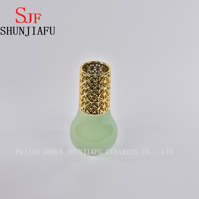 My Gift White Decorative Ceramic Flower Vase