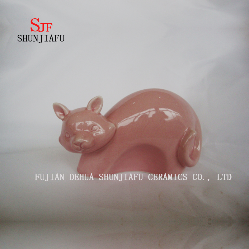 Simple Creative Ceramic Kitten, Home/Office/Desk Decoration