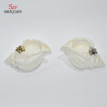 High -End /Ceramic Candle Holders /Conch Shape