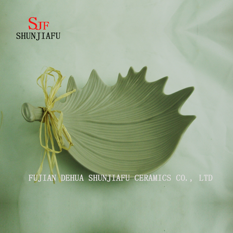 The Antlers Shape Features Creative Decorative Plates Three Size, Ceramic Dishes/S