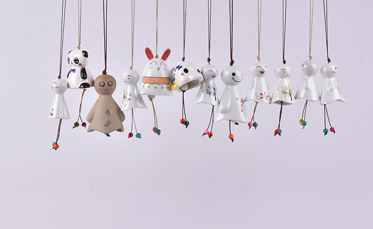 Processing Customized Various Cartoon Character Creative Ceramic Small Bells
