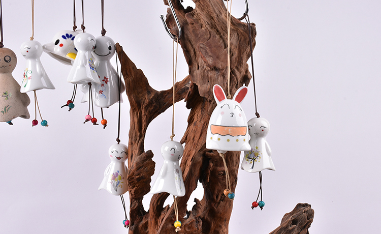 Processing Customized Various Cartoon Character Creative Ceramic Small Bells