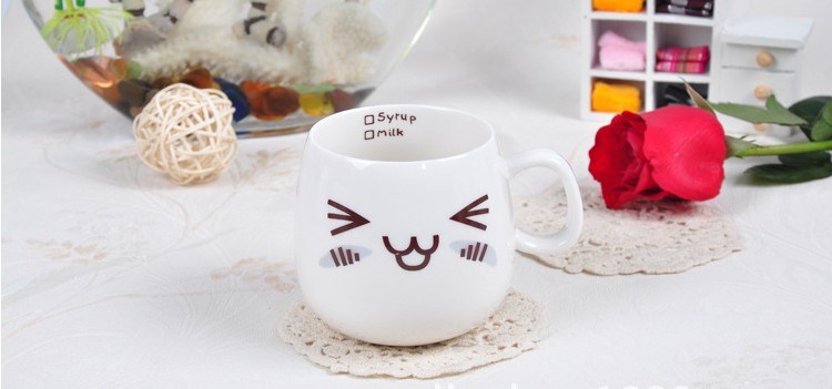 Breakfast Cup Coffee Cup Milk Cup Custom Logo Expression Cup