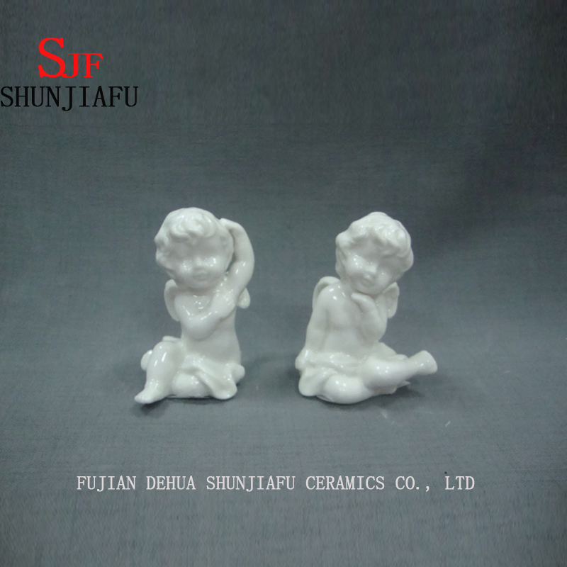 Cute Cupid Arrow Cherub Is at One's Prayer Ceramic Design