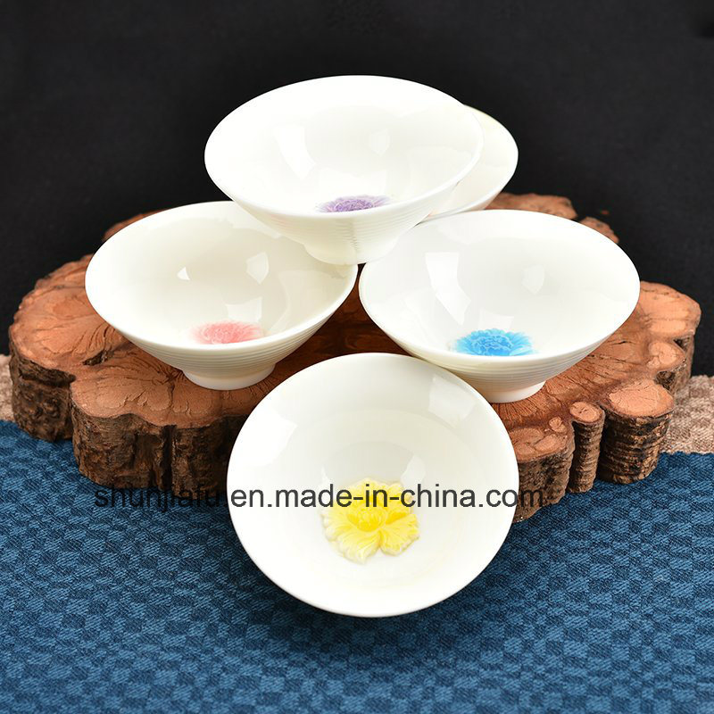 Ceramic Wide Mouth Tea Cup for Decoration