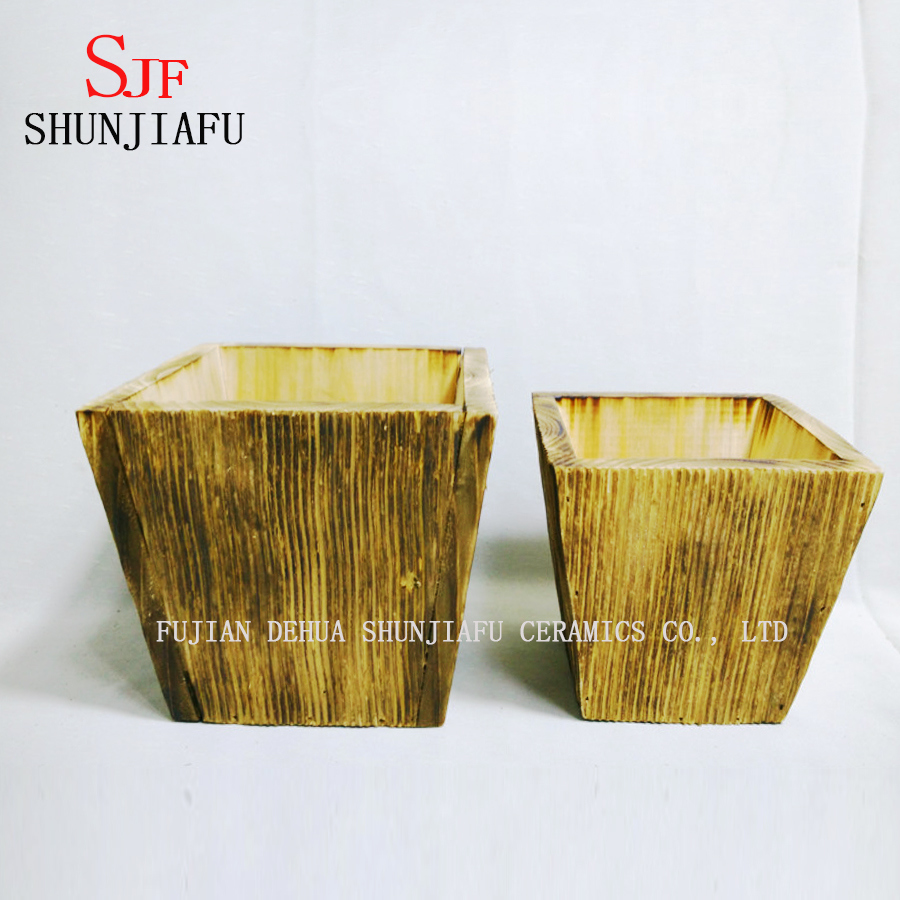 Flower Wooden Planter Box for Plants