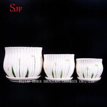 Generous Planter Modern Ceramic Flowerpot