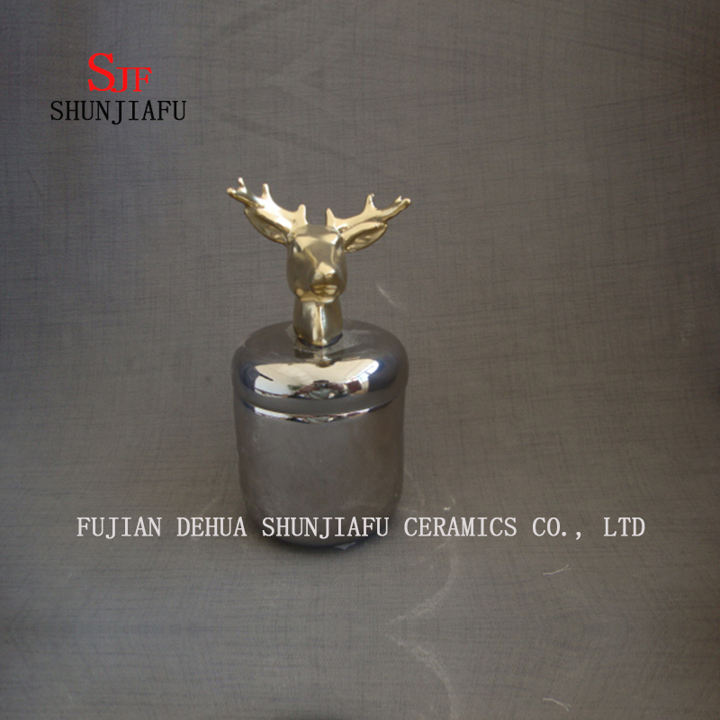 The Antelope Jewellery Box, Ceramic Trinket Keepsake Box