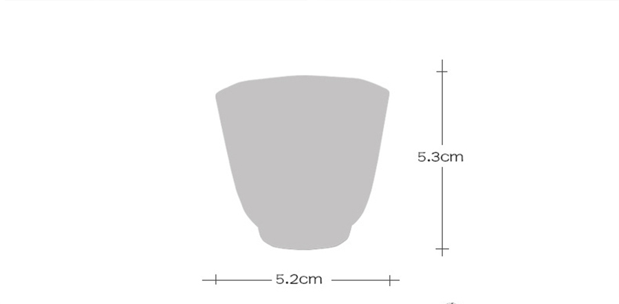 High Grade Brilliant White Porecelain Vital Tea Cup, Octagon Cup Ceramic