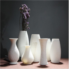 Wholesale Factory Price Various Elegant White Ceramic Porcelain Flower Vase
