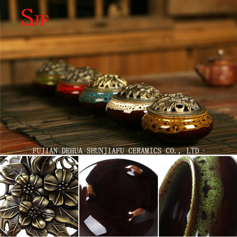 Fambe Ceramic Incense Burner for Home Decoration