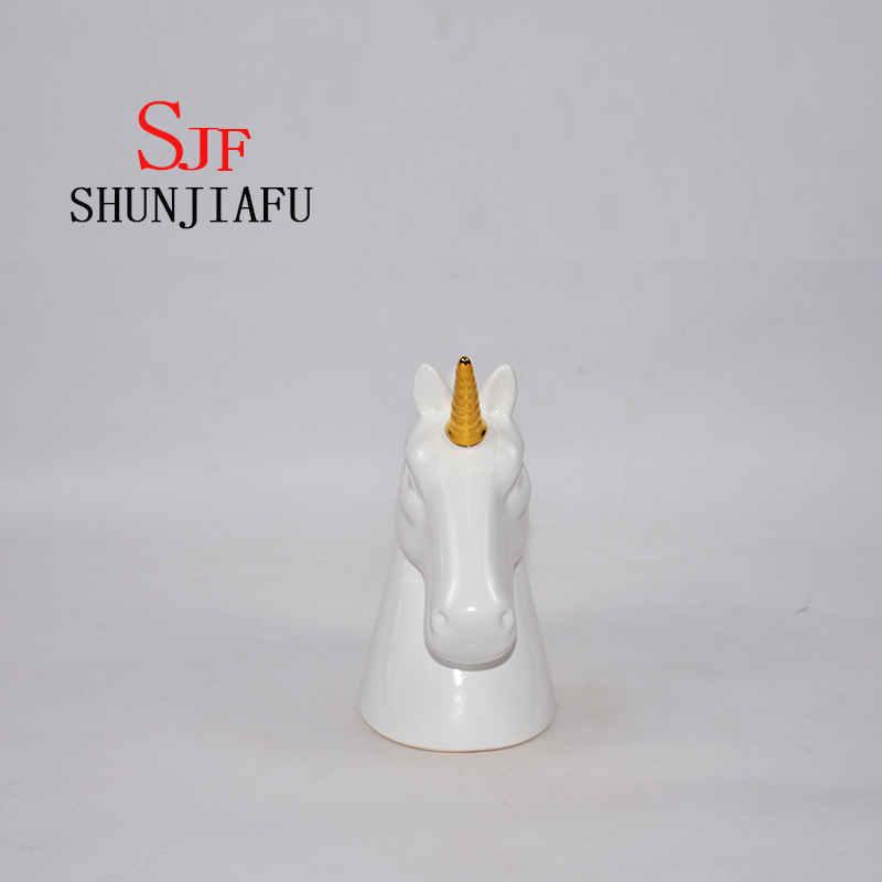 Ceramic Horse's Head Piggy Bank