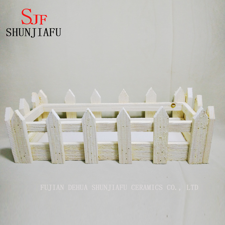 Modern Home Decorative Square Wooden Flower Box for Succulent Plant