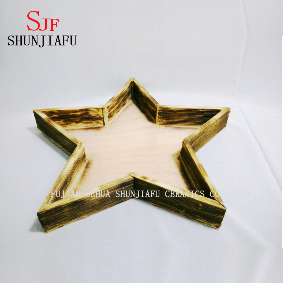 Small Square Wooden Flower Pot Planters