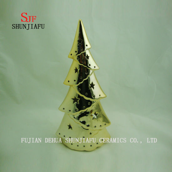 Christmas Electroplated Ceramic Tree